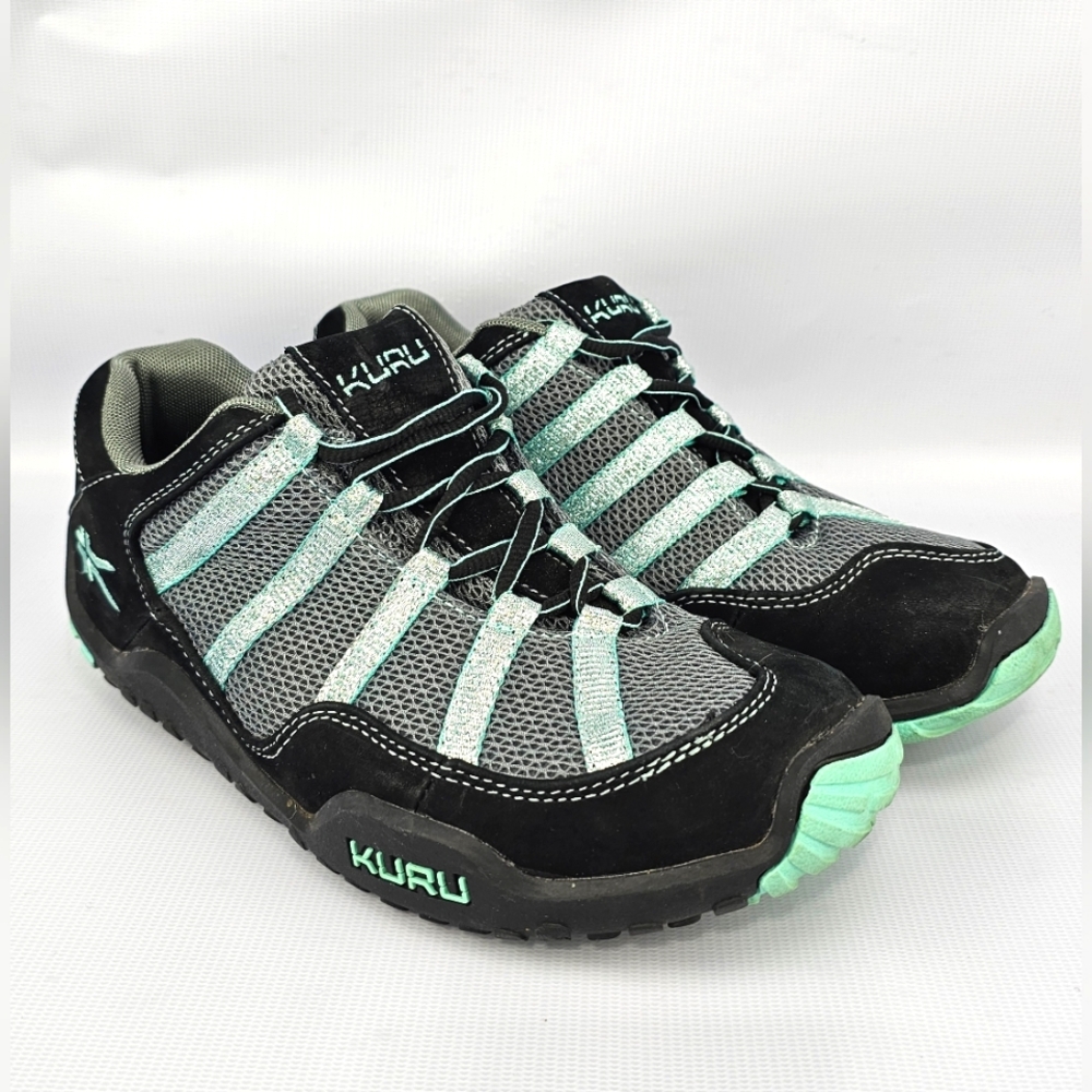 Kuru Women's Chicane Hiking Shoes to Teal, gray, black 8.5